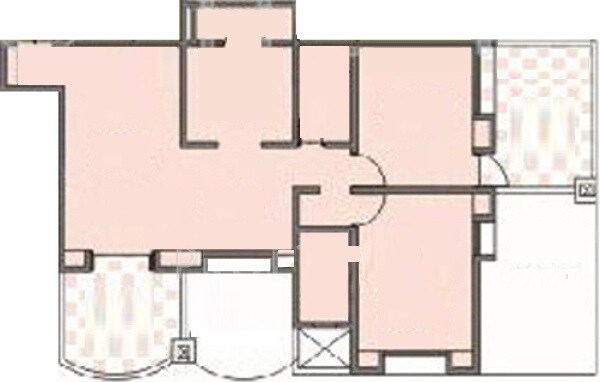 2 BHK 867 Sq. Ft. Apartment