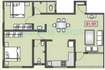 RK Lunkad Navratna 2 BHK Layout