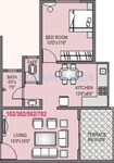 RK Lunkad Punya Bhumi 1 BHK Layout