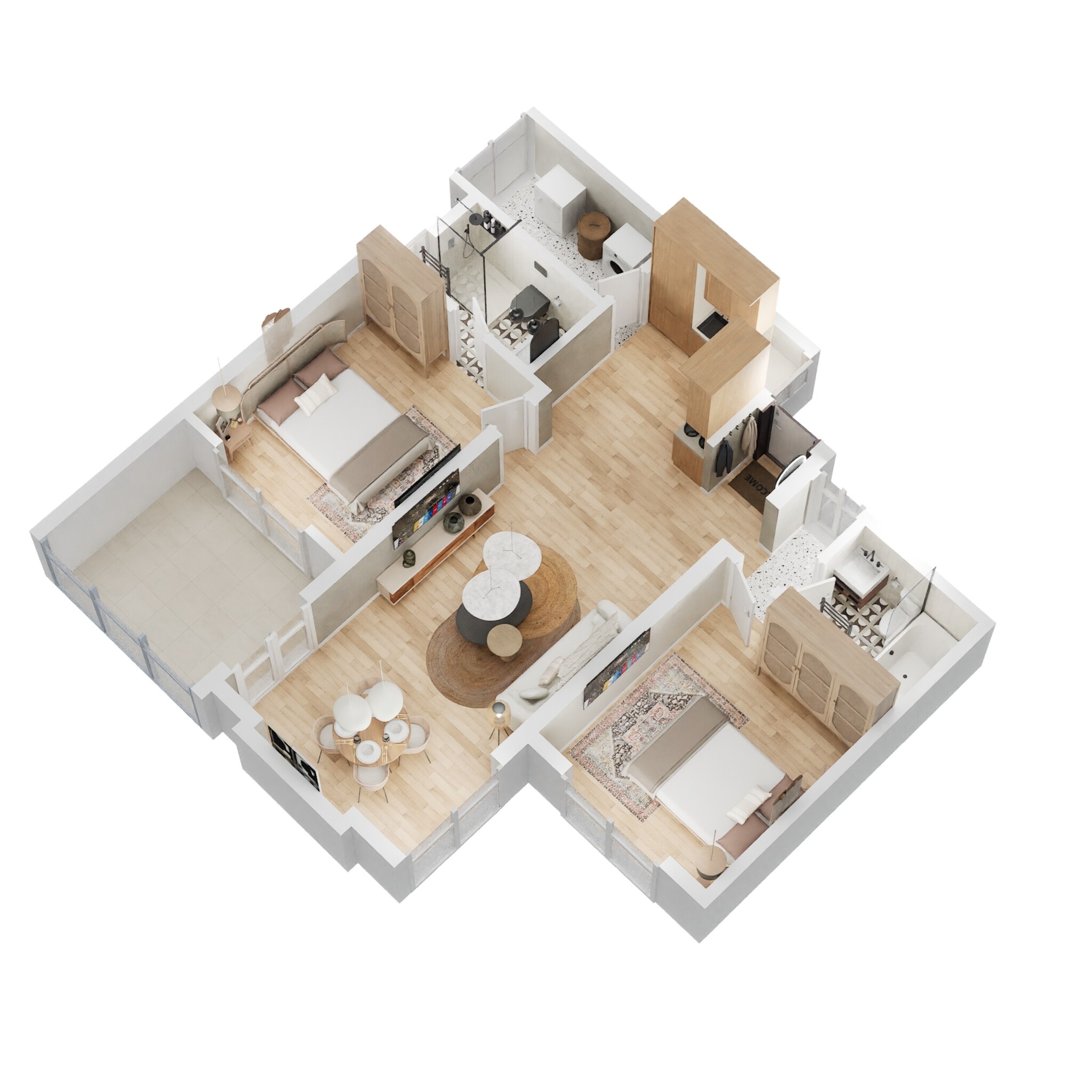 rohan abhilasha apartment 2 bhk 1082sqft 20213305163351 3d 9962