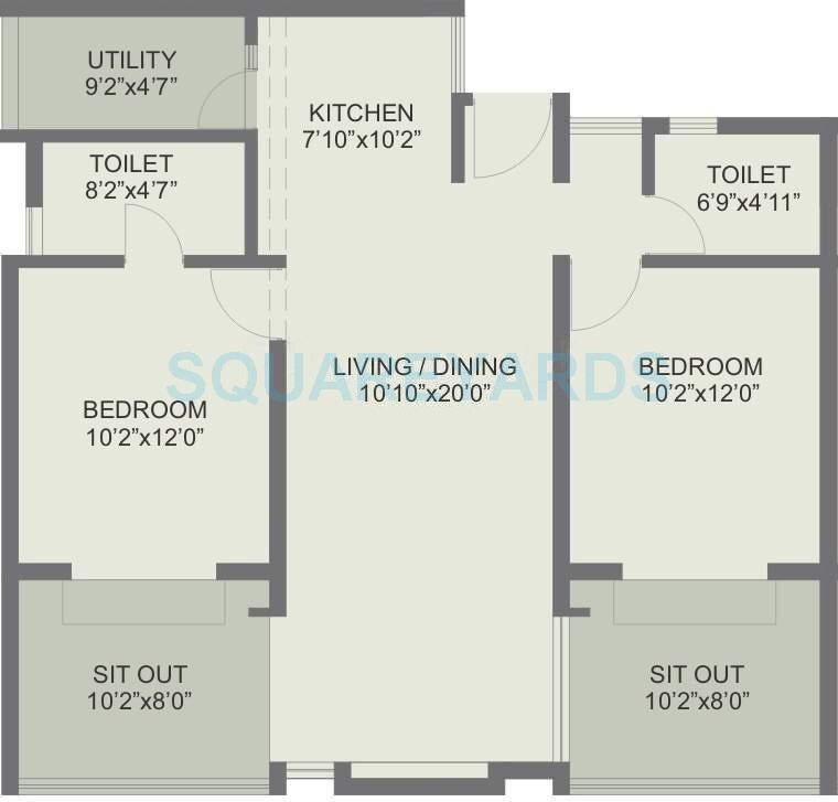  2 BHK Apartment at Rohan Abhilasha, Wagholi – for Rent