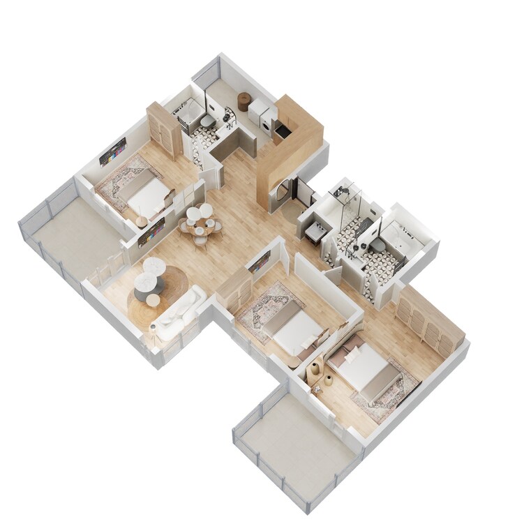 rohan abhilasha apartment 3bhk 1380sqft 9741