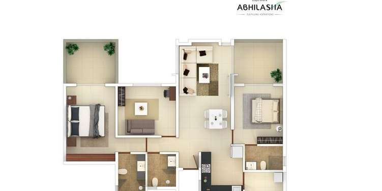 rohan abhilasha building d apartment 3bhk 814sqft41