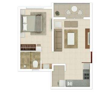 rohan ananta phase 1 apartment 1bhk 393sqft01