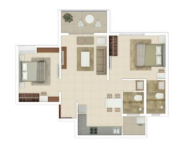 Other, rohan-ananta-phase-1 1 Bedroom 439 Sq.Ft. Apartment In Tathawade Pune 7603845