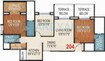 Rohan Silver Gardenia 3 BHK Layout