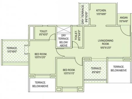 Rohan Silver Palm Grove 2 BHK Layout