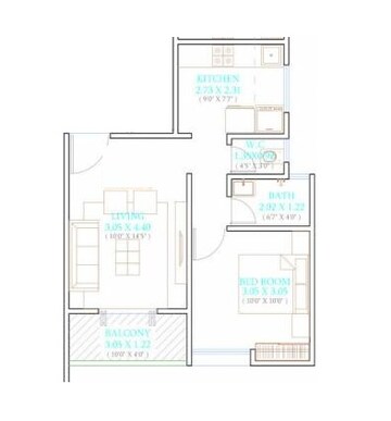  1 BHK Apartment at Roshan Milestone, Tathawade – for Sale