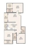 RR Lunkad Akshay Vista 3 BHK Layout