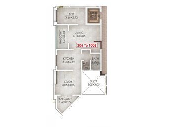  1 BHK Apartment at RS Kalpvruksh, Vadgaon Budruk – for Sale