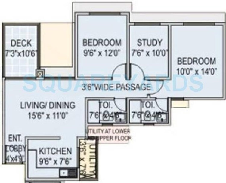 runwal euphoria apartment 2bhk 1075sqft 11017