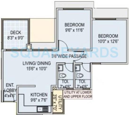 runwal euphoria apartment 2bhk 775sqft 11016