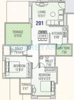 Runwal Snehanjali 2 BHK Layout