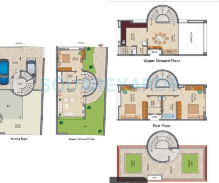 3 BHK 2218 Sq. Ft. Villa
