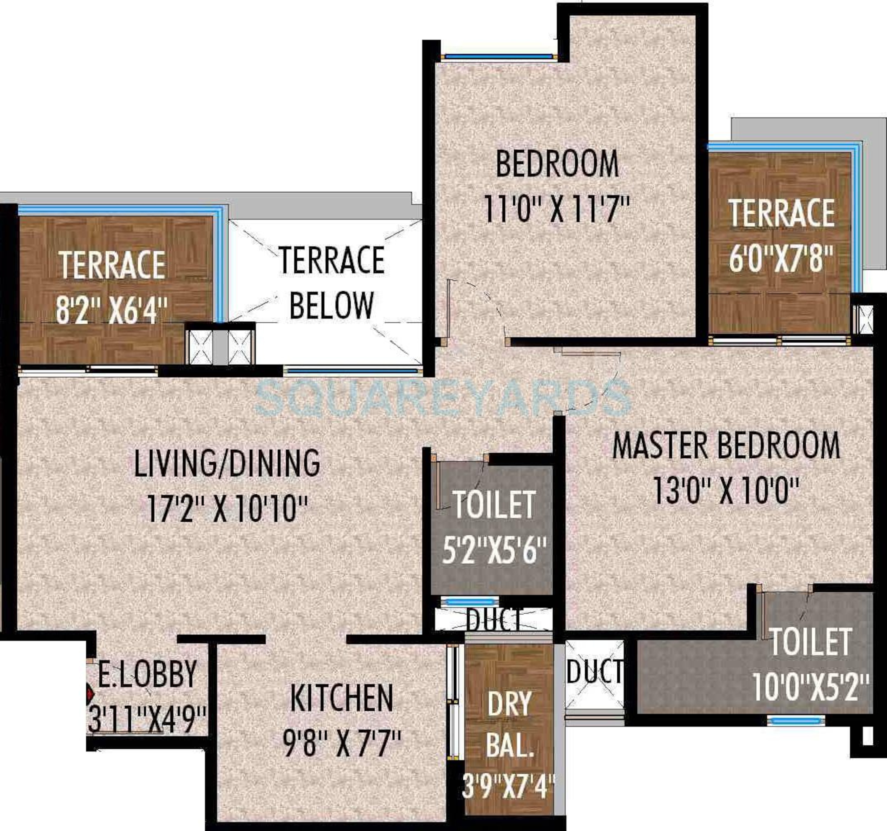 saarrthi skybay apartment 2bhk 1075sqft 10158