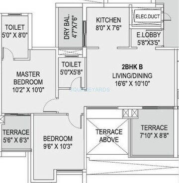  2 BHK Apartment at Saarrthi Skybay, Mahalunge – for Rent