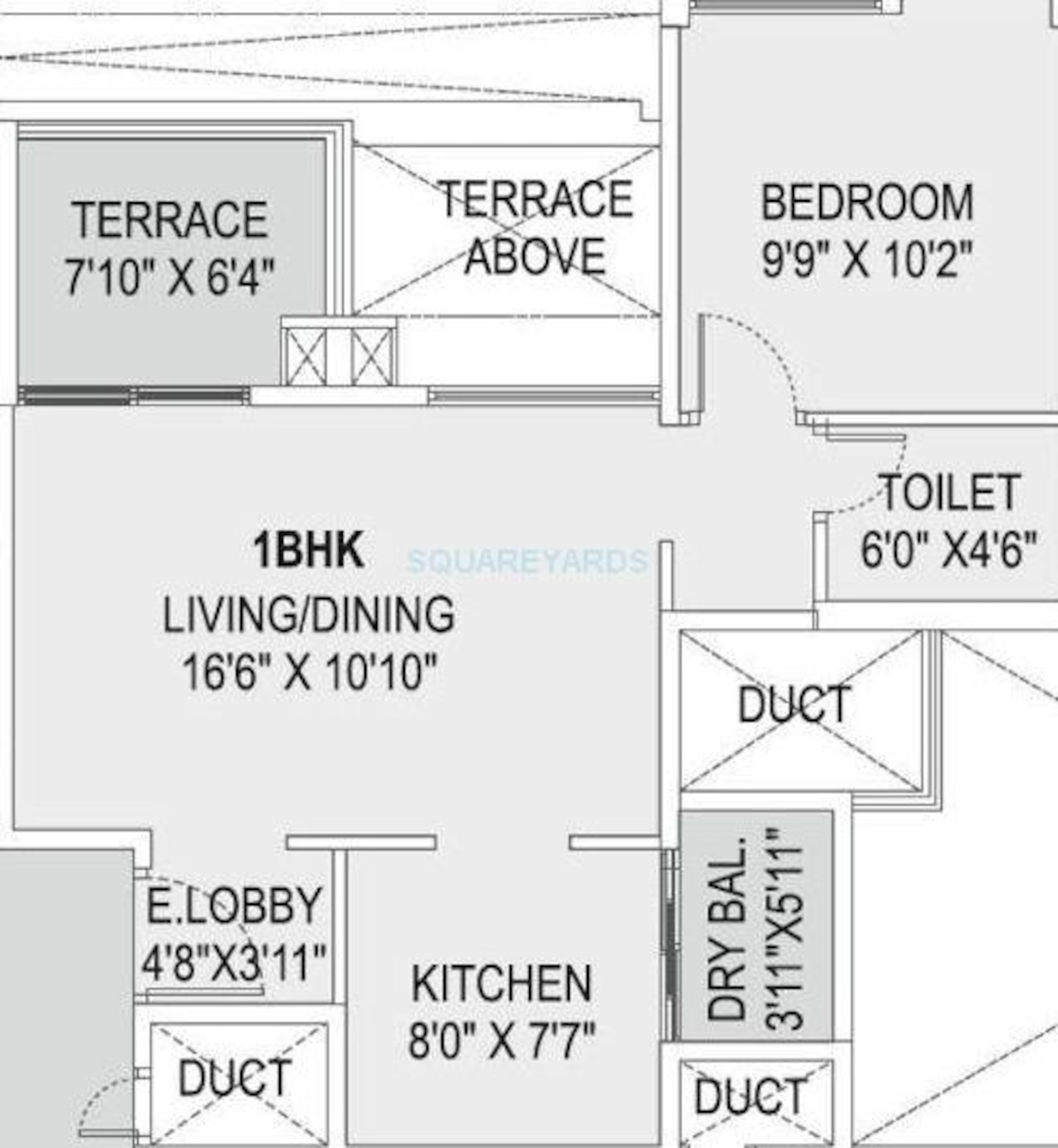 saarrthi skybay apartment 2bhk 969sqft1