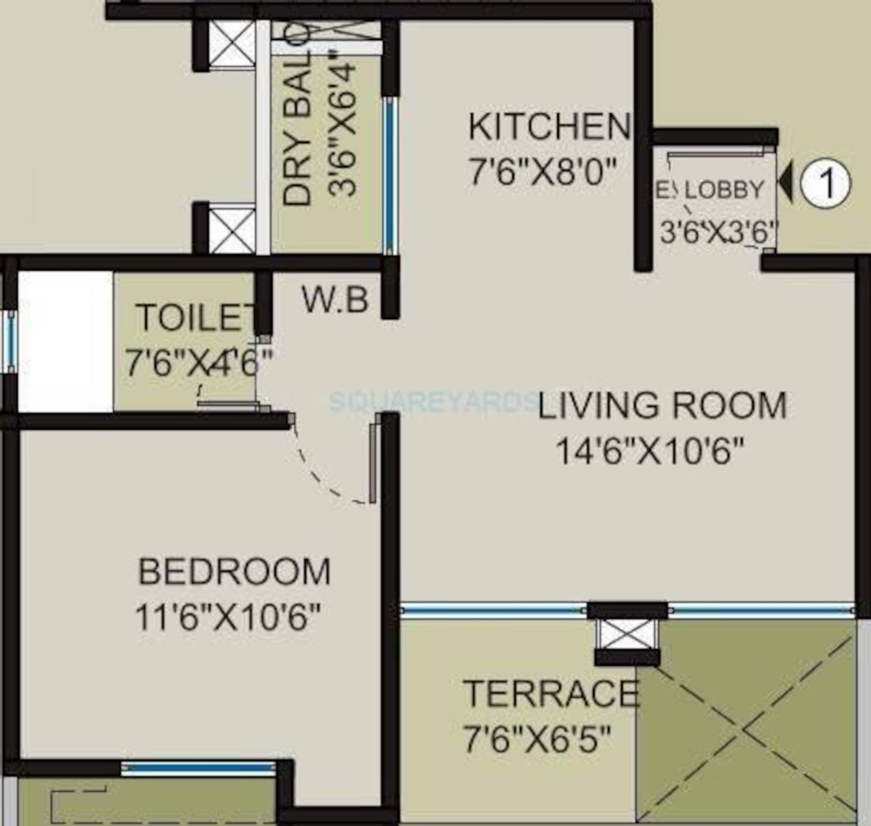 saarrthi souvenir apartment 1bhk 766sqft 10632