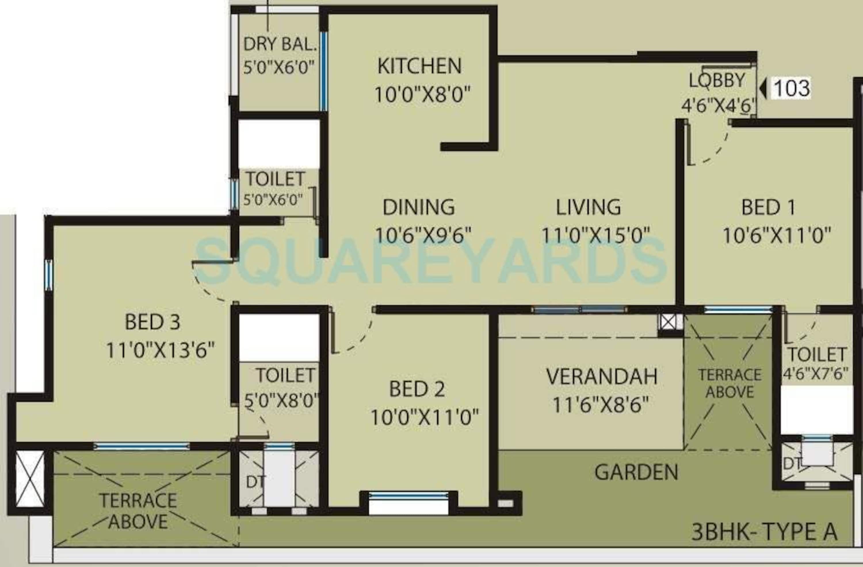saarrthi souvenir apartment 3bhk 1440sqft 10637