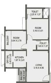 Saarrthi Swadesh 2 BHK Layout