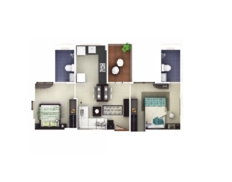 Other, saheel-itrend-homes 2 Bedroom 750 Sq.Ft. Apartment In Hinjewadi Pune 8801966