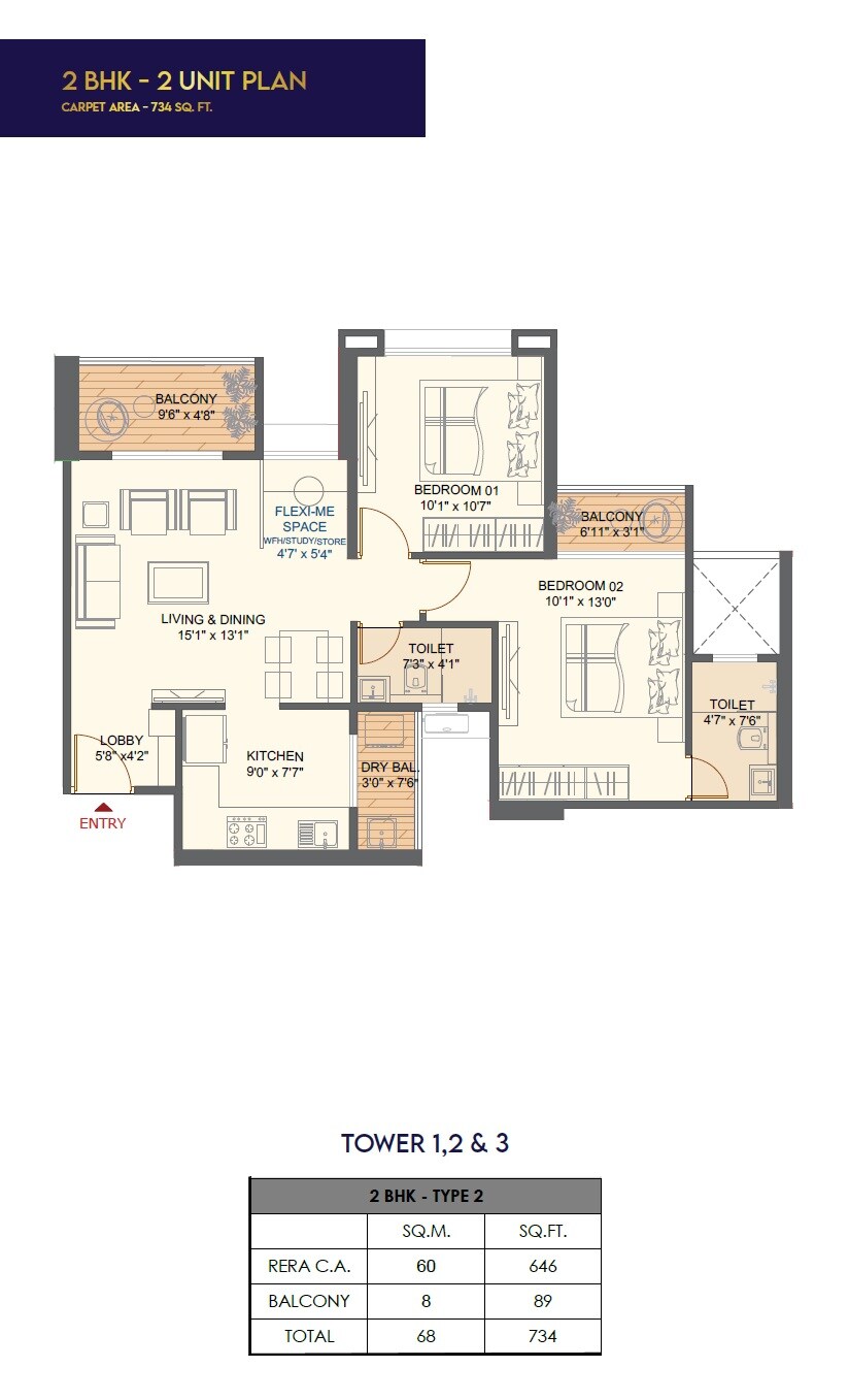 Other, saheel-landmarc 2 Bedroom 725 Sq.Ft. Apartment In Hinjewadi Pune 9669956
