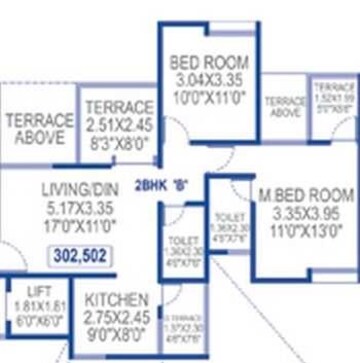  2 BHK Apartment at Sai Aura Ville, Bavdhan – for Sale