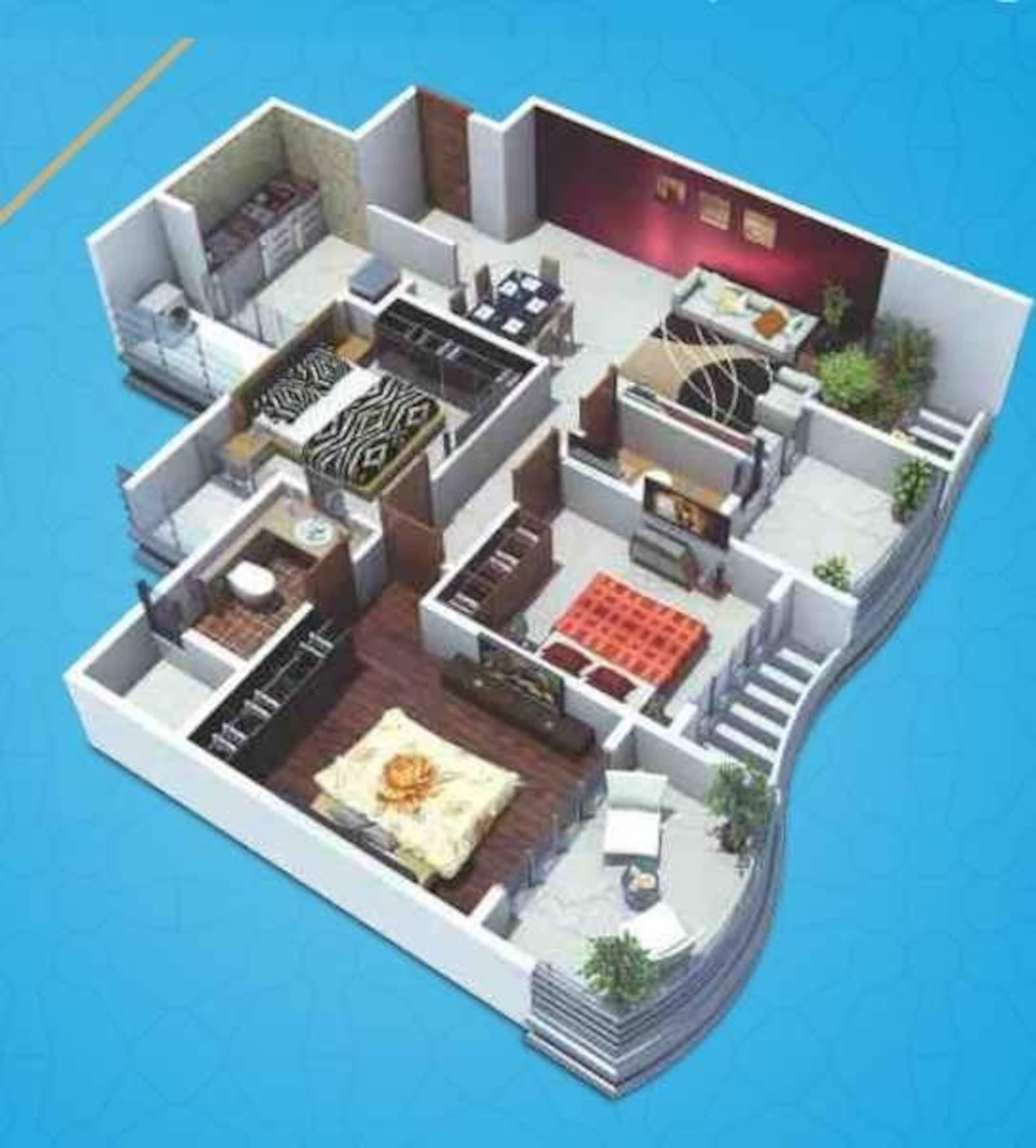 sai proviso leisure town apartment 3 bhk 712sqft 20243807183830