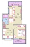 Samarth Gurudatta Residency 1 BHK Layout