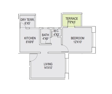  1 BHK Apartment at Sangameshwari Apartment, Dattawadi – for Sale
