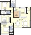Sanklecha Mango One 3 BHK Layout