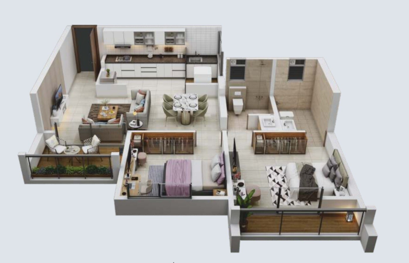 Other, sanskruti-panchtatva 2 Bedroom 750 Sq.Ft. Apartment In Bibwewadi Pune 6765363