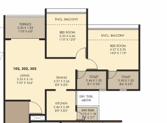 2 BHK Apartment For Resale in Sapra Power Boulevard Mundhwa Pune  6623428