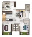Saransh Shital CHS 3 BHK Layout