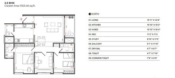  2 BHK Apartment at Sarvesh One Pirangut, Pirangut – for Sale