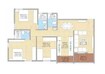 Shamraj Trident 3 BHK Layout