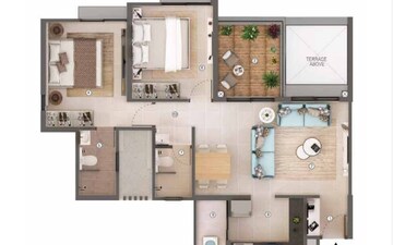 2 BHK Apartment at Shapoorji Pallonji Sensorium, Hinjewadi – for Rent