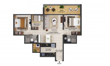  3 BHK Apartment at Shapoorji Pallonji Vahana Yahavi Phase 1, Bavdhan – for Sale