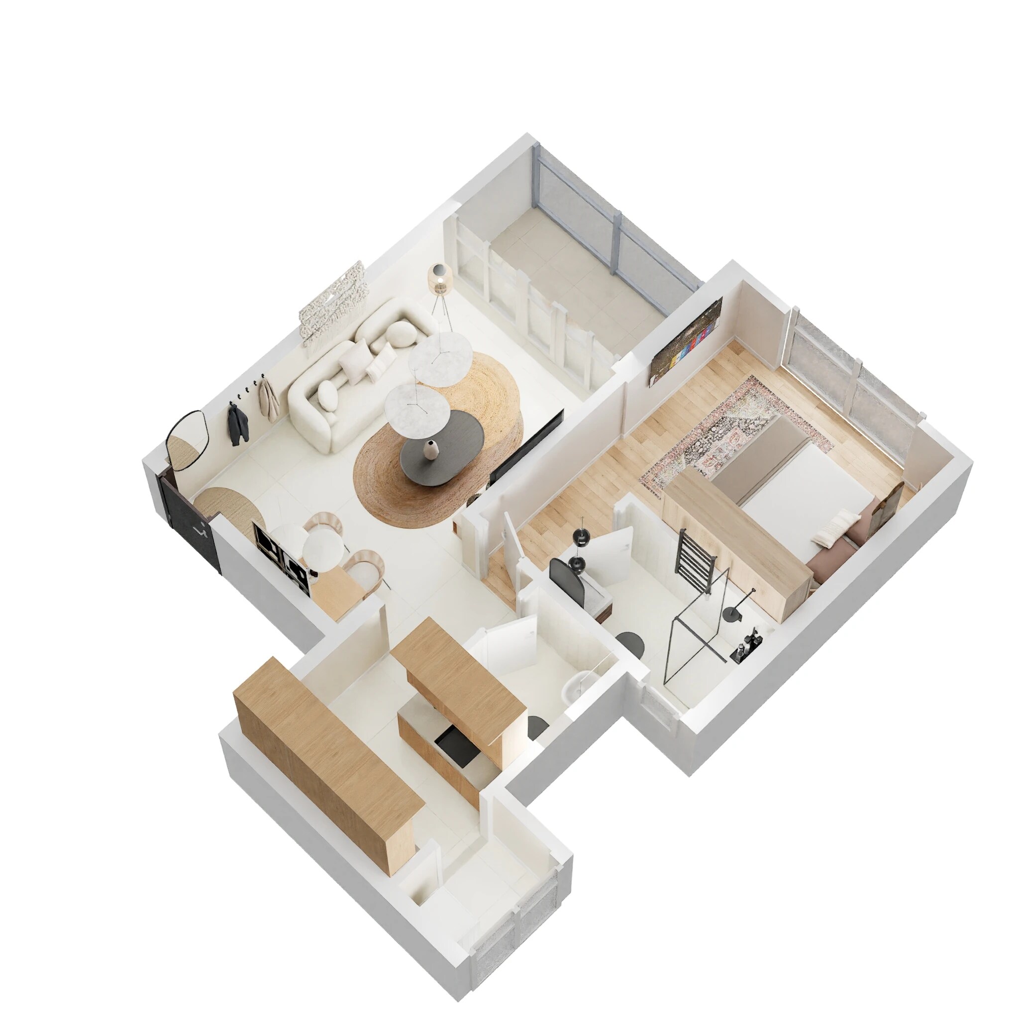 1 BHK 448 Sq. Ft. Apartment