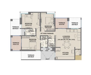  3 BHK Apartment at Shree Bal Kapil Akhila, Baner – for Sale