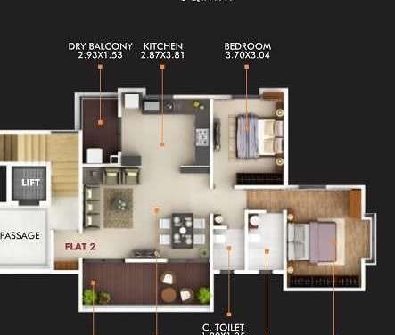 shree panache apartment 2 bhk 931sqft 20214703134759