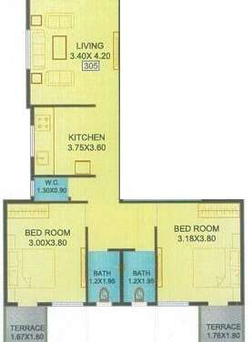 shree samarth radhika regency apartment 2 bhk 882sqft 20210019130024