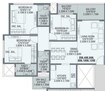 Shree Sonigara Signature Park 3 BHK Layout