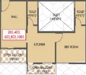 shubh evan a1 wing apartment 1 bhk 432sqft 20215415105431
