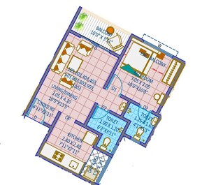 1 BHK 472 Sq. Ft. Apartment in Siddhhidata 96 Arrcade