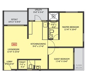 2 BHK 932 Sq. Ft. Apartment in Signet Arohini CHS
