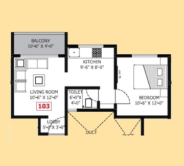  1 BHK Apartment at Signet Yogeshwar CHS, Dahanukar Colony – for Rent