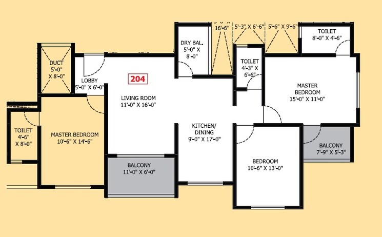 Other, signet-yogeshwar-chs 3 Bedroom 1153 Sq.Ft. Apartment In Dahanukar Colony Pune 8695954