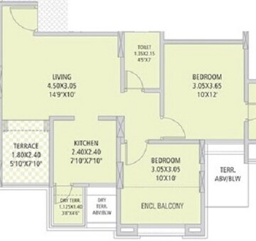  1 BHK Apartment at Silver Land Residency Phase 1, Ravet – for Sale