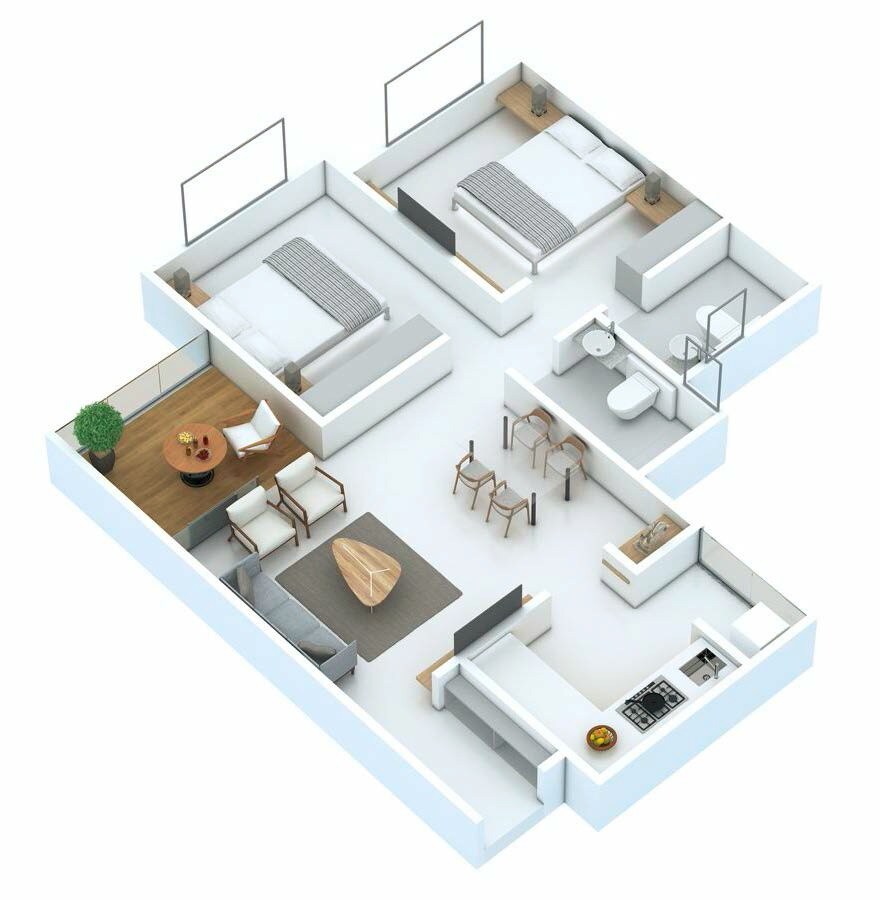 Other, silveroak-shriyans-apartment 2 Bedroom 753 Sq.Ft. Apartment In Punawale Pune 7436636